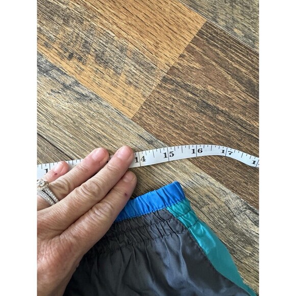 VINTAGE Nike Track Pants Mens L Gray Swoosh Track Jogger Baggy 90s - Picture 6 of 7